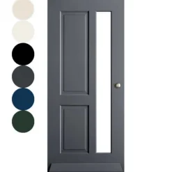 New Austria Voordeur City Line - Amersfoort (R2 / L3) - stomp dekkend voorbehandeld grijs