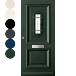 Discount Austria Voordeur City Line - Hoorn stomp dekkend voorbehandeld grijs