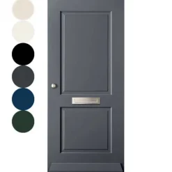 Hot Austria Voordeur City Line - Lisse stomp dekkend voorbehandeld grijs