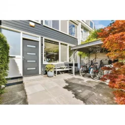 Sale Austria Voordeur IsoTherm HR++ - Saalbach - Stomp - Dekkend voorgelakt grijs