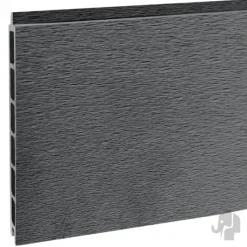 Best Elephant Zelfbouw schutting composiet Modular co-ex rock grey met antraciet profielen (180 x 180 cm)